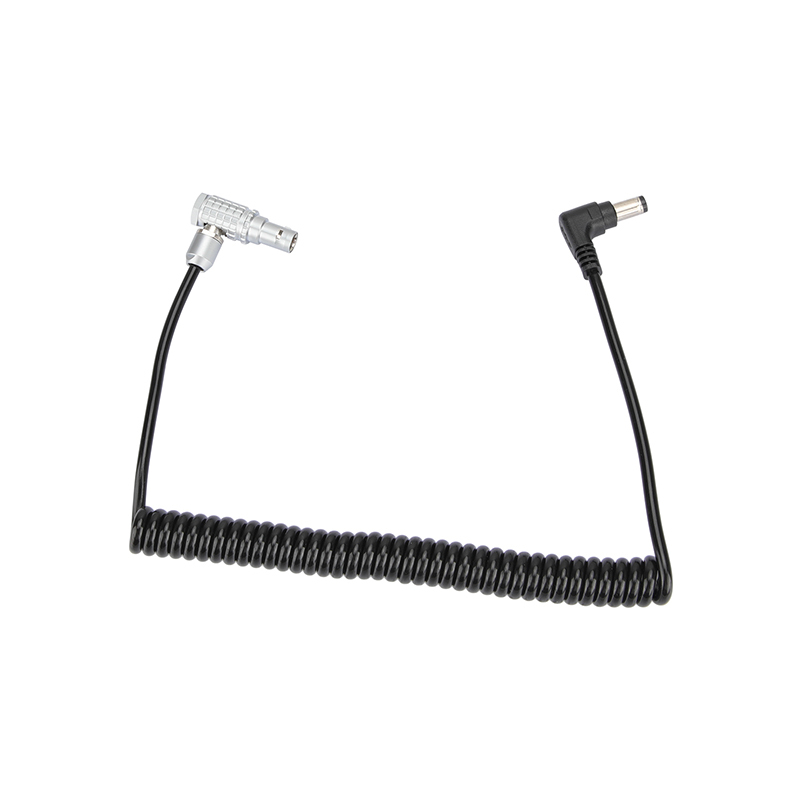 CAMVATE Coiled 2 Pin Push-Pull Connector To DC 2.5mm Plug Power Cable For Camera Transmitter