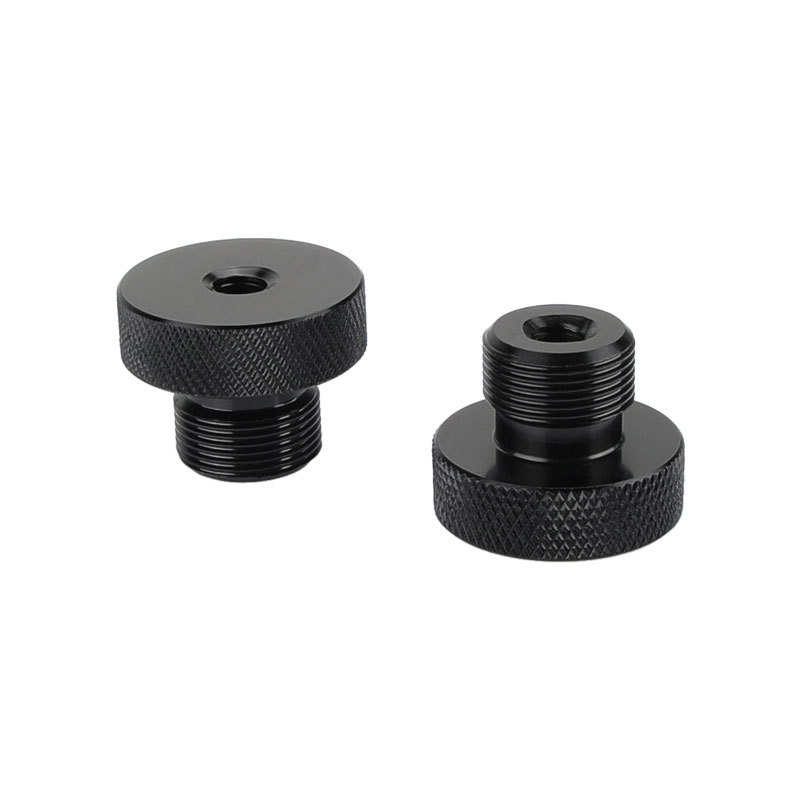 CAMVATE 1/4"-20 Female To 5/8"-27 Male Microphone Screw 2 Pieces