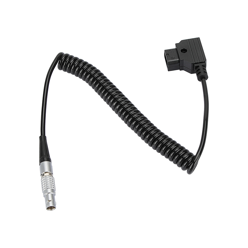 CAMVATE D-Tap To 2 Pin 0B Male Coiled Power Cable