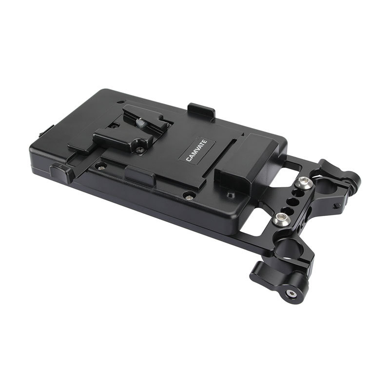 CAMVATE V Lock Mounting Plate Power Supply Splitter with 15mm Rod Clamp
