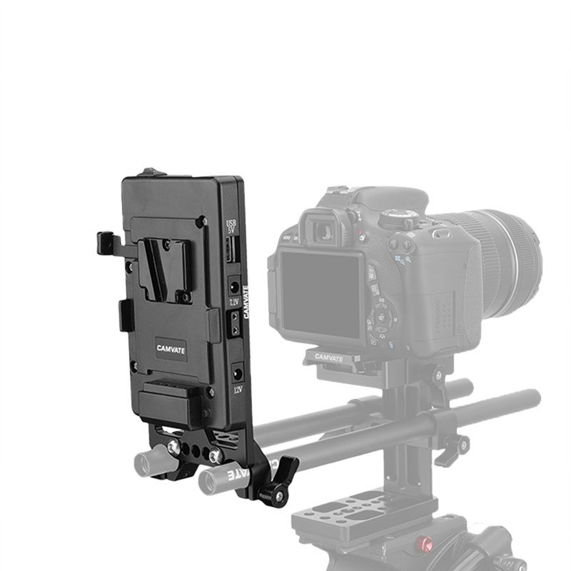 camvateオフセットRailblock 90度DSLR 15?mmロッドサポートセット
