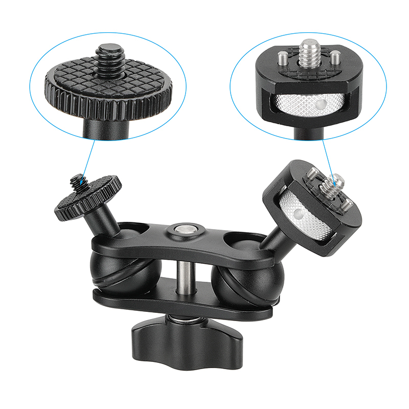CAMVATE Multi-purpose Magic Arm With Double Ball Head 1/4"-20 Thread Screw Mount & Locating Pins