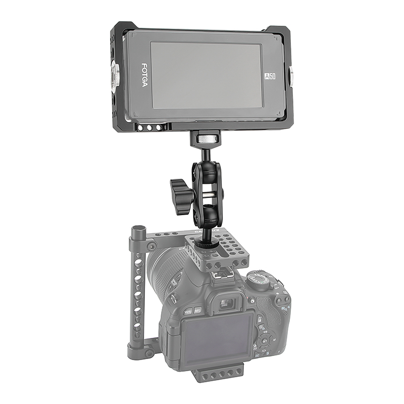 CAMVATE Fotga DP500IIIS A50 Series 5" / C50 Series 5" On-camera Field Monitor Protective Cage Kit (Exclusive Use) With Adjustable Magic Arm Support