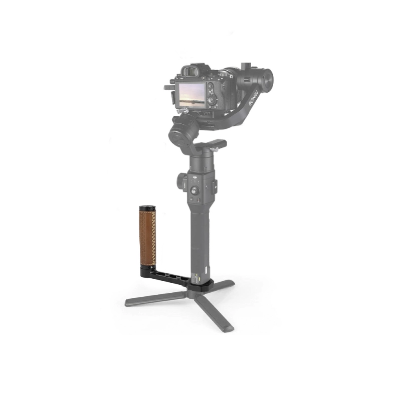 CAMVATE Side Handgrip (Leather-covered) L Type For DJI Ronin-S / SC & Zhiyun Crane 2 / V2 Stabilizer Gimbals