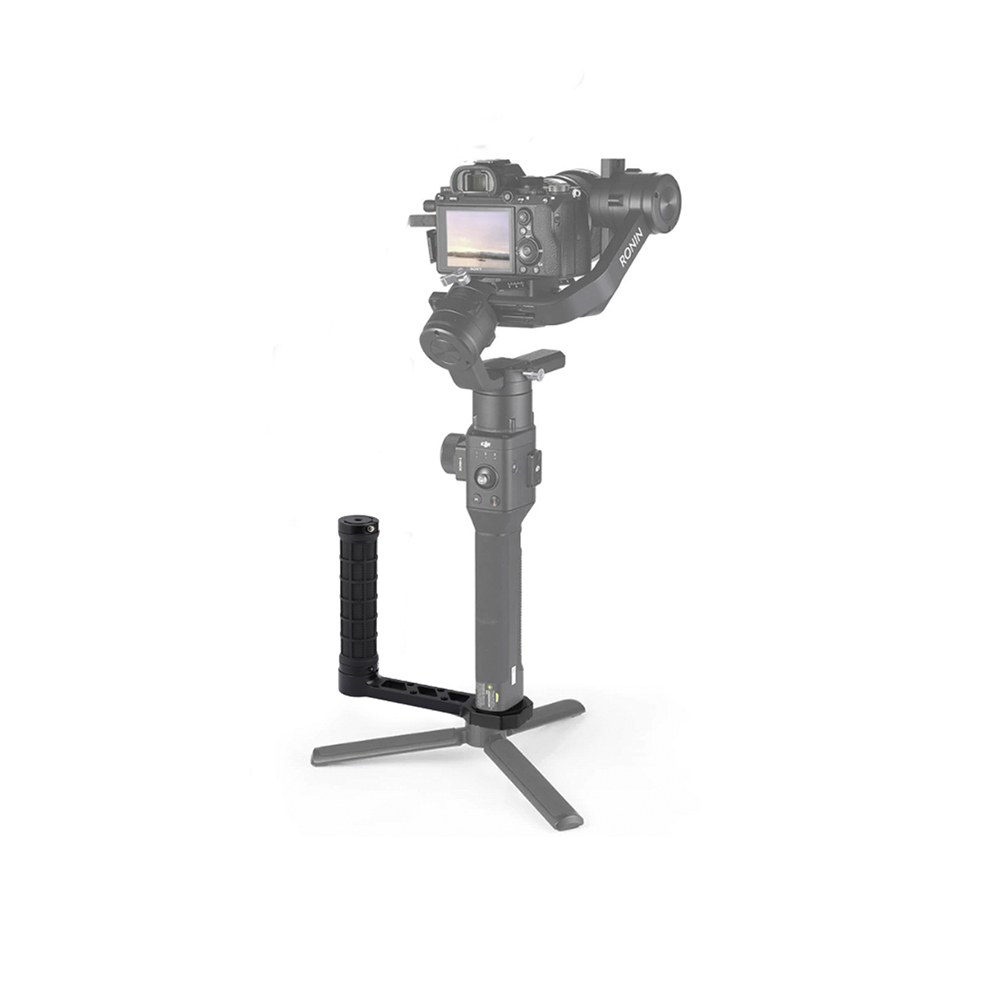 CAMVATE Side Handgrip (Rubber-covered) L Type For DJI Ronin-S / SC & Zhiyun Crane 2 / V2 Stabilizer Gimbals