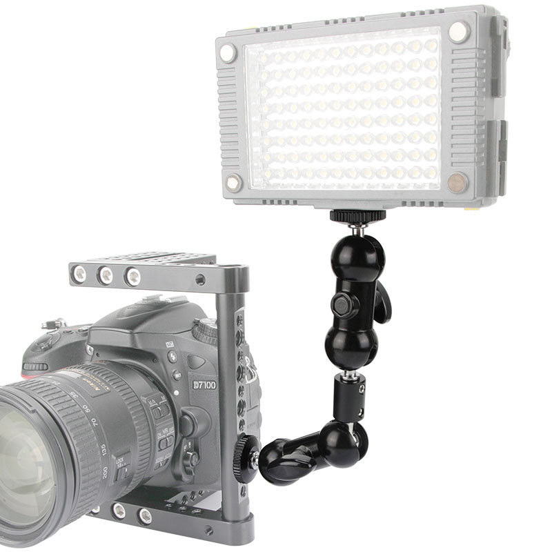 CAMVATE 360 degree 1/4" Articulating Magic Arm Mount Adapter fr Camera Monitor LED Light