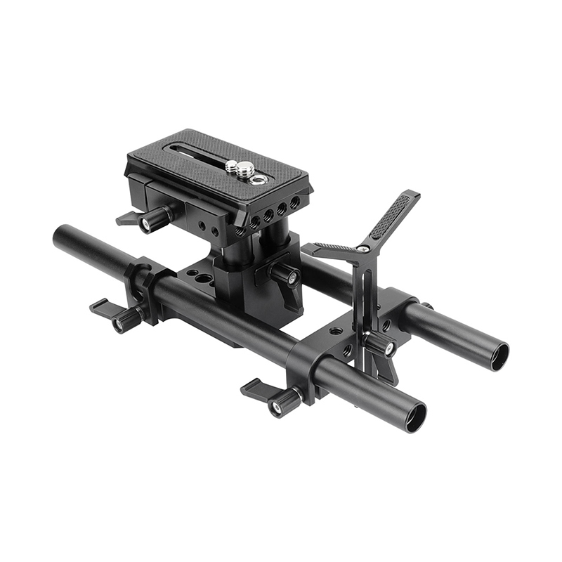 CAMVATE Pro DSLR Shoulder Mount Support Rig Kit Baseplate Kit Tripod Mount For Universal Use DSLR Cameras