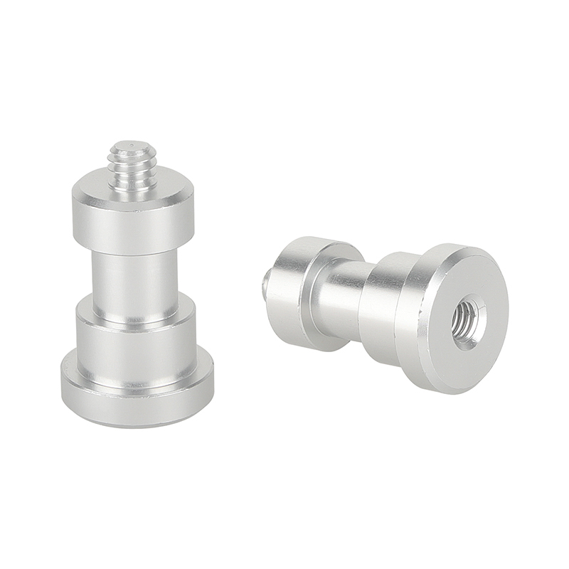 CAMVATE 1/4"-20 Male To M6 Female Thread Screw Adapter For Wall Mount Support Accessories (2 Pieces)