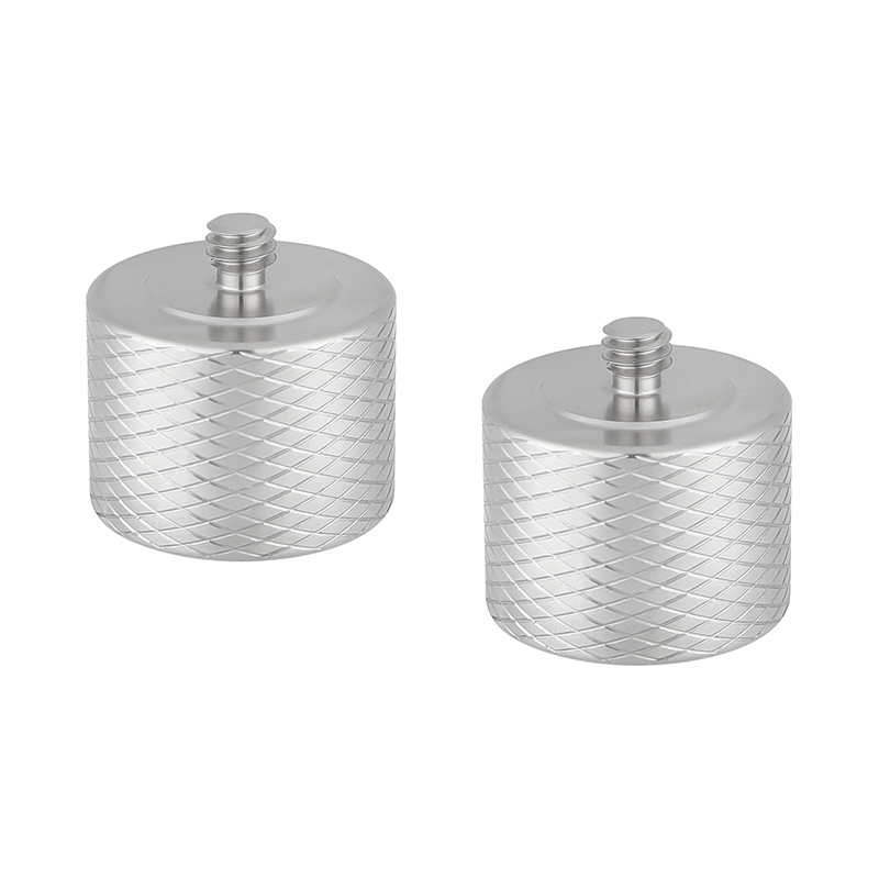 CAMVATE 1/4"-20 Male To 1/4"-20 Female Counterweight Screw Adapter 28mm Diameter For DSLR Camera Tripod And Photographic Accessories