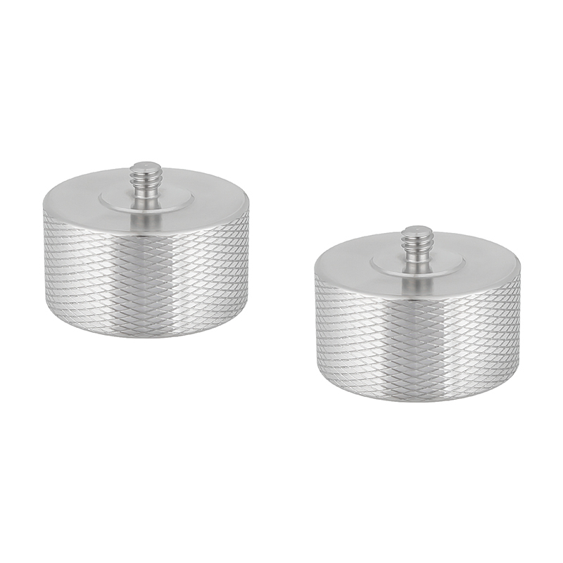 CAMVATE 1/4"-20 Male To 1/4"-20 Female Counterweight Screw Adapter Stainless Steel Made 39.5mm Diameter For DSLR Camera Accessories (2 Pieces)