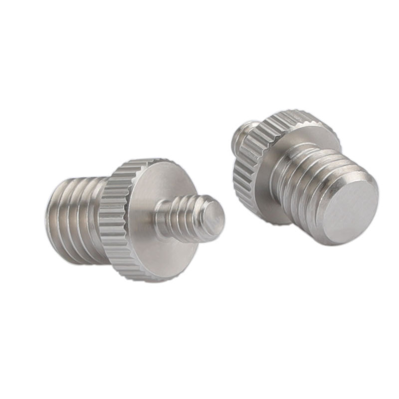 CAMVATE 1/4" Male to M12 Male Double-end Screw Adapter for DSLR Rig