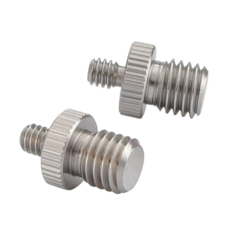 CAMVATE 1/4" Male to M12 Male Double-end Screw Adapter for DSLR Rig