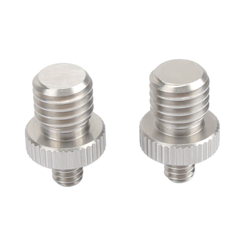 CAMVATE 1/4" Male to M12 Male Double-end Screw Adapter for DSLR Rig