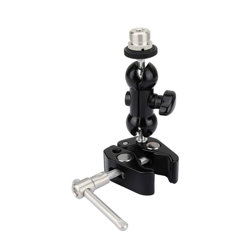 CAMVATE Crab clamp & Mini Ball Head Camera Mount  for microphones