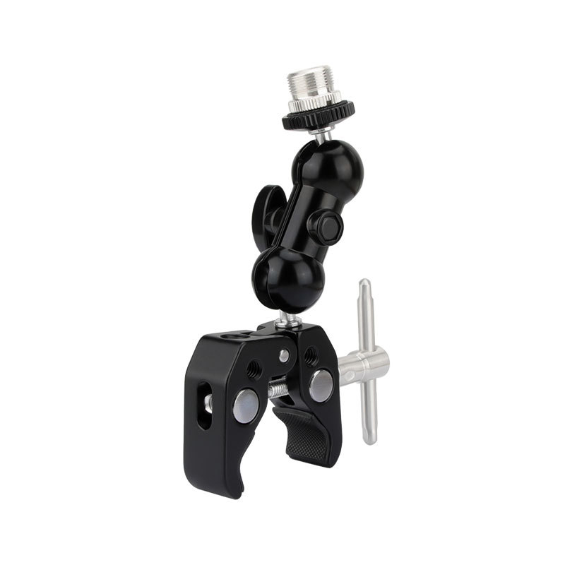 CAMVATE Crab clamp & Mini Ball Head Camera Mount  for microphones