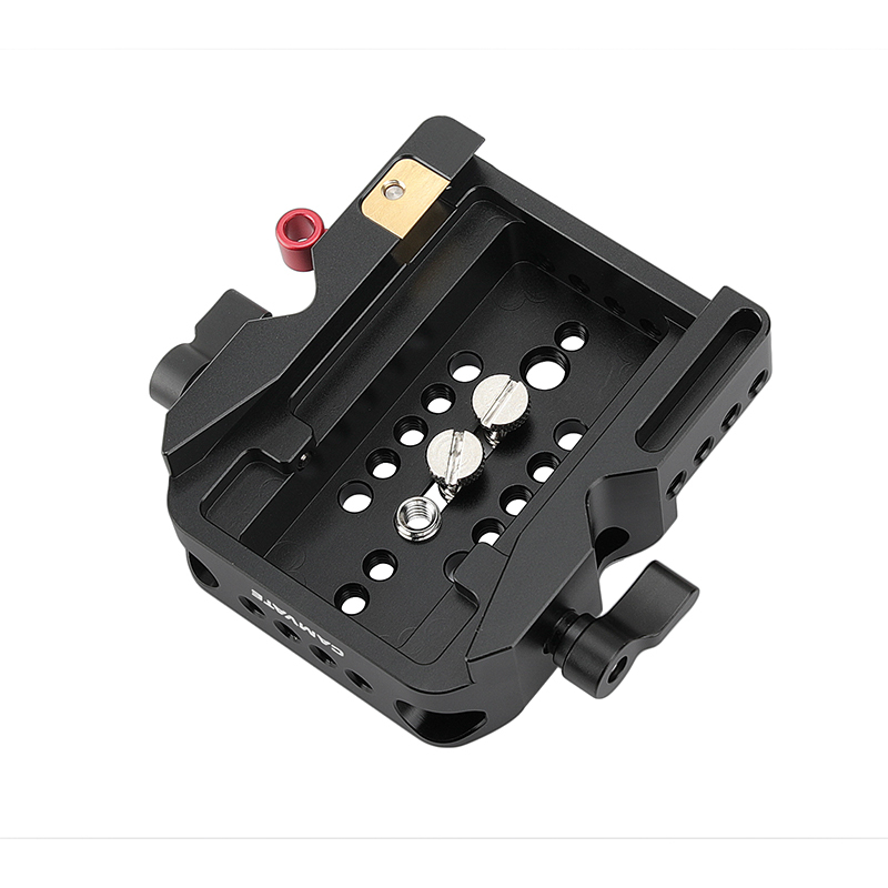 CAMVATE Quick Release Sliding Baseplate With 15mm Railblock Compatible With Standard ARRI 12" Dovetail Bridge Sled Plate