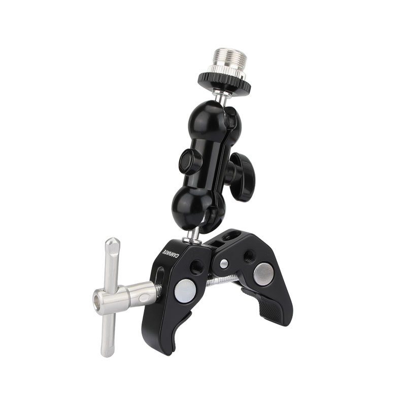 CAMVATE Crab clamp & Mini Ball Head Camera Mount  for microphones