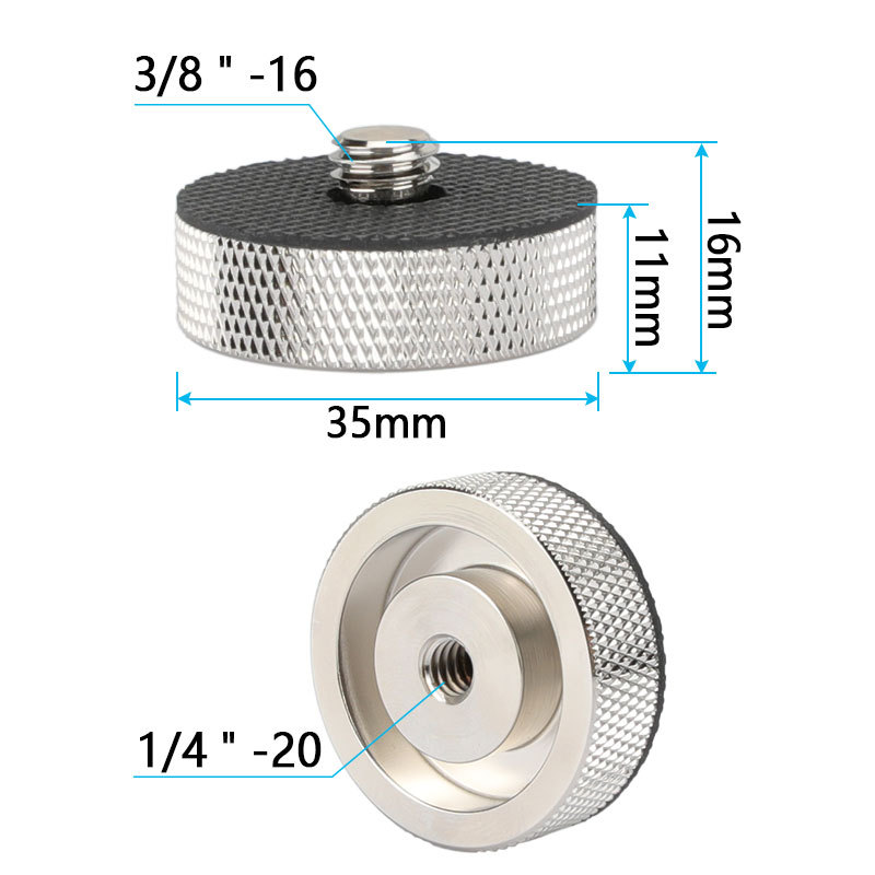 CAMVATE 1/4"-20 female to 3/8"-16 male Screw Adapter for tripod and camera
