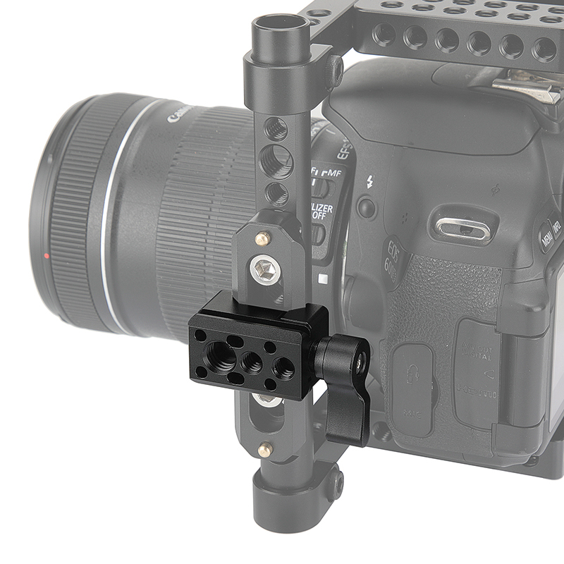 CAMVATE Standard NATO Rail Clamp Quick Release Swat Rail Clamp With 1/4"-20 & 3/8"-16 Mounting Points