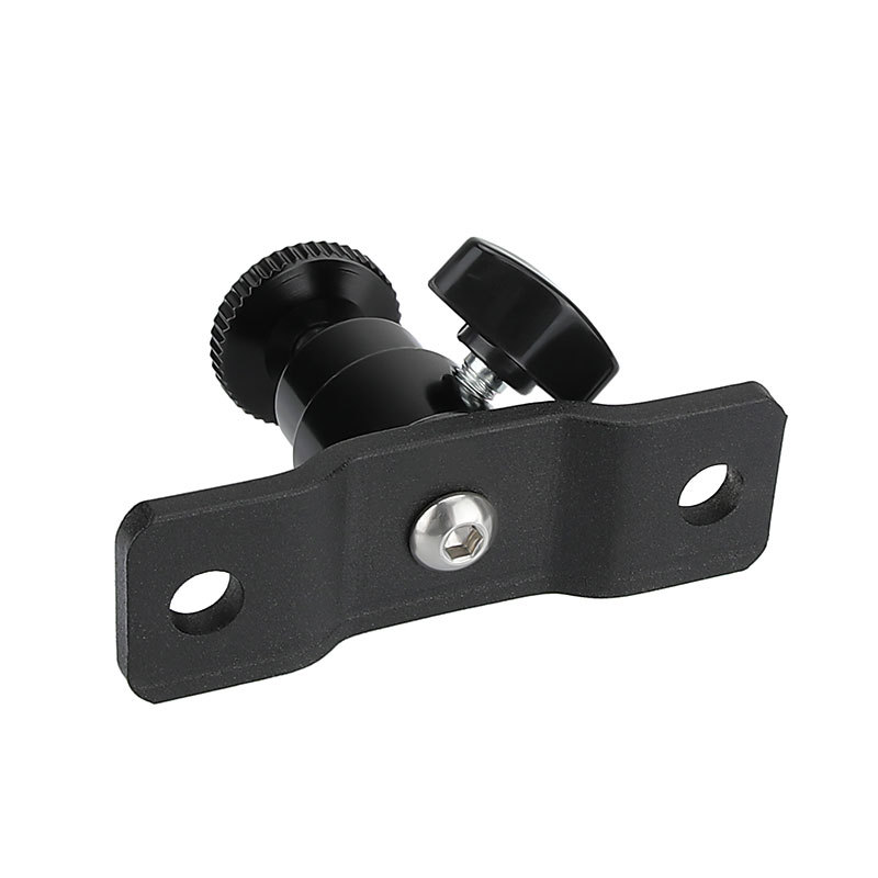 CAMVATE 1/4"-20 Ball Head With Bottom Pedestal Mount For Monitor / Surveillance System Support