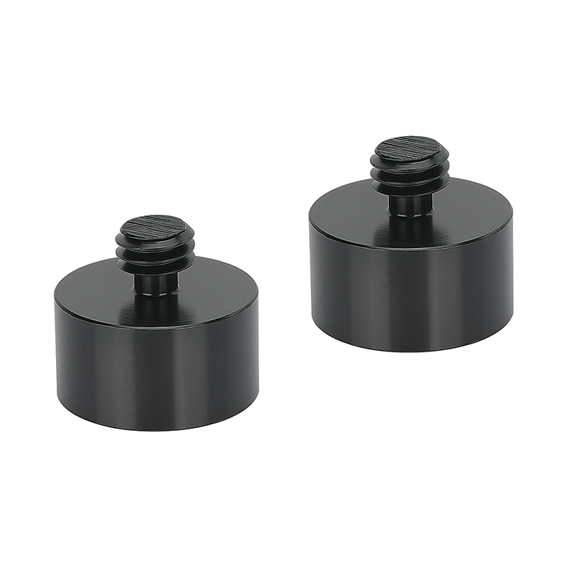 CAMVATE 3/8"-16 Male To 5/8"-27 Female Thread Screw Adapter Aluminum Alloy Construction (2 Pieces)
