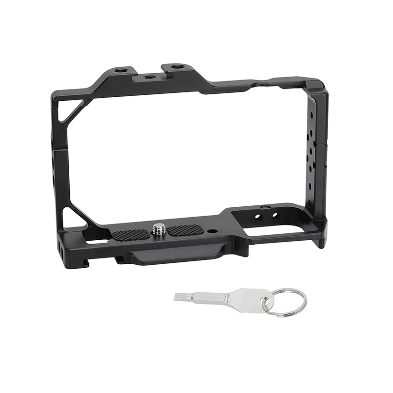 CAMVATE Sony ZV-E10 Cage Armor Rig Full Frame Form-fitting With Top Shoe Mount & 1/4" Mounting Points (Exclusive Use)