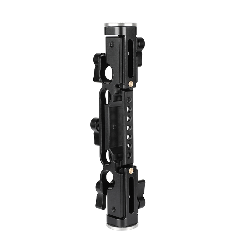 CAMVATE 15mm & 19mm Railblock Rod Clamp With Extendable ARRI Rosette M6 Mounts Double-end For Shoulder Mount Rig