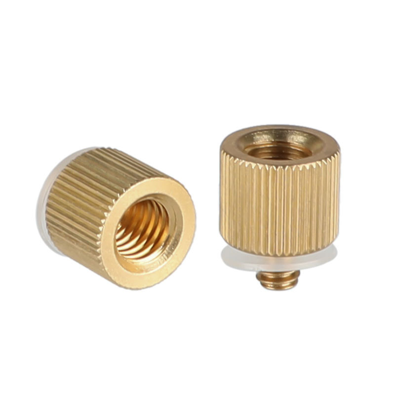 CAMVATE 2 Pieces 3/8" -16 Female to 1/4"-20 Male Tripod Thread Reducer Adapter for Tripod
