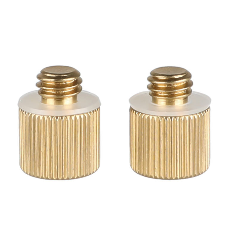 CAMVATE 2 Pieces 1/4"-20 Female Threaded Adapter to 3/8"-16 Male Threaded Post
