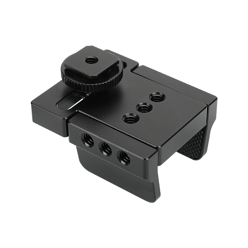 CAMVATE Universal SSD Holder Clamp With 1/4"-20 Mounting Points & Shoe Mount Connector For BlackMagic Micro Signal Converter