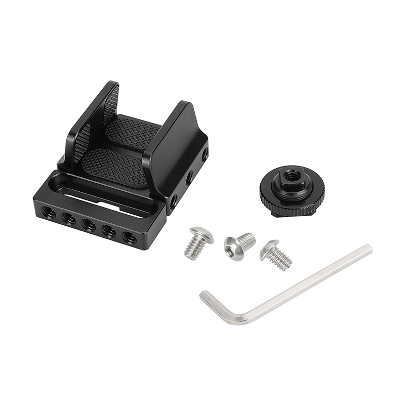 CAMVATE Universal SSD Holder Clamp With 1/4"-20 Mounting Points & Shoe Mount Connector For BlackMagic Micro Signal Converter