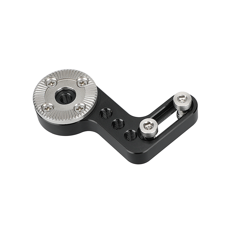 CAMVATE L Type ARRI Rosette Extension Mount M6 Thread Hole Connector With 1/4"-20  Mounting Groove / Points