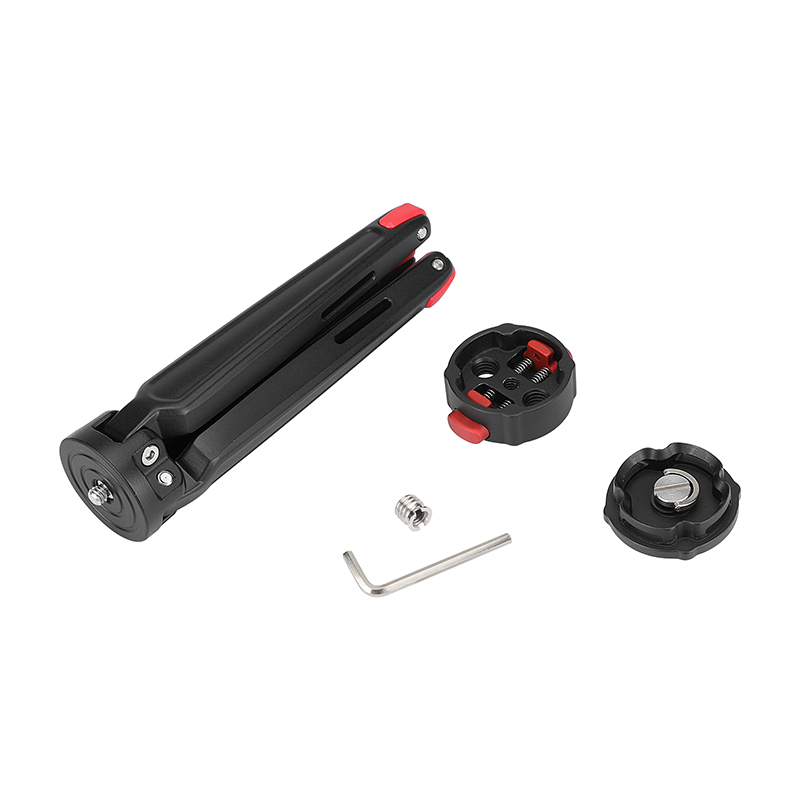 CAMVATE Foldable Mini Tripod With Quick Release Tripod Head & 1/4"-20 Mounting Screw For DSLR Camera /Tablet / Smartphone