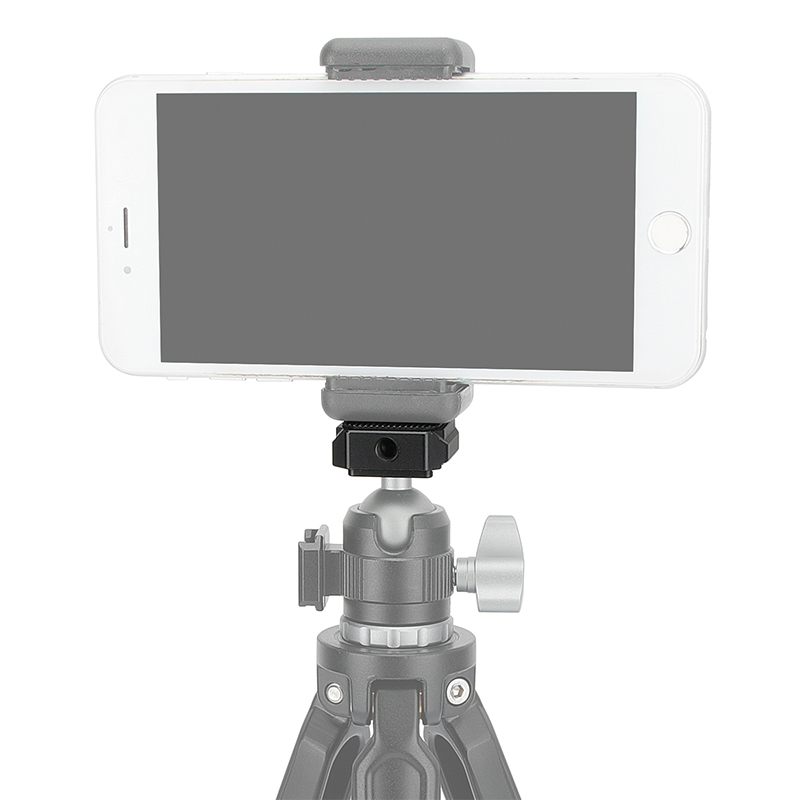 CAMVATE Universal Base Mount Square Block With 1/4"-20 Thread Hole And Built-in Shoe Mount Adapter