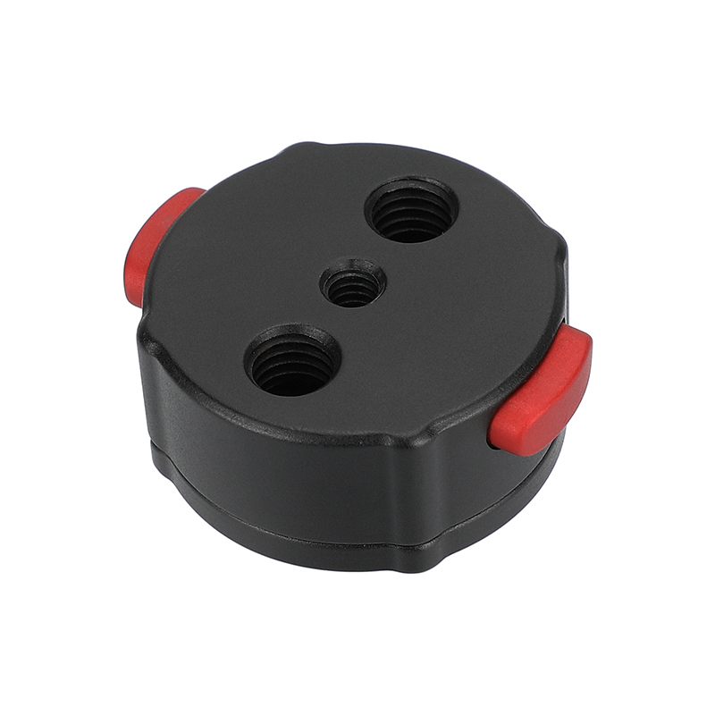 CAMVATE Quick Release Tripod Head Base Mount With 1/4"-20 Thread Screw Connector