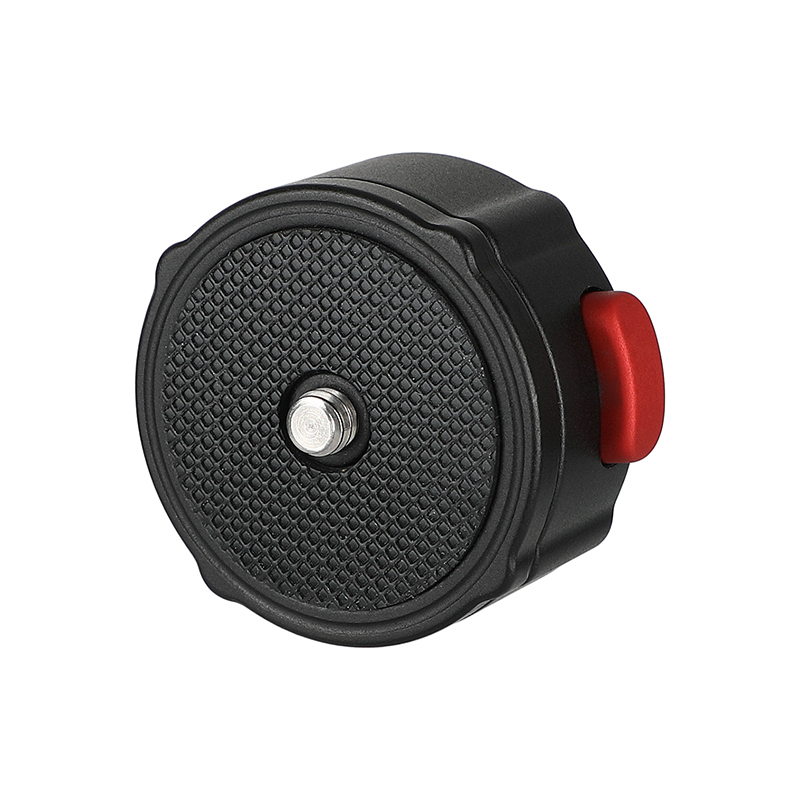 CAMVATE Quick Release Tripod Head Base Mount With 1/4"-20 Thread Screw Connector