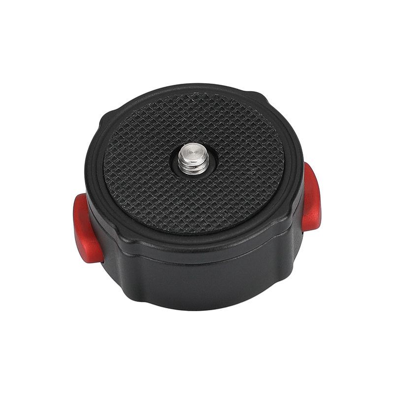 CAMVATE Quick Release Tripod Head Base Mount With 1/4"-20 Thread Screw Connector