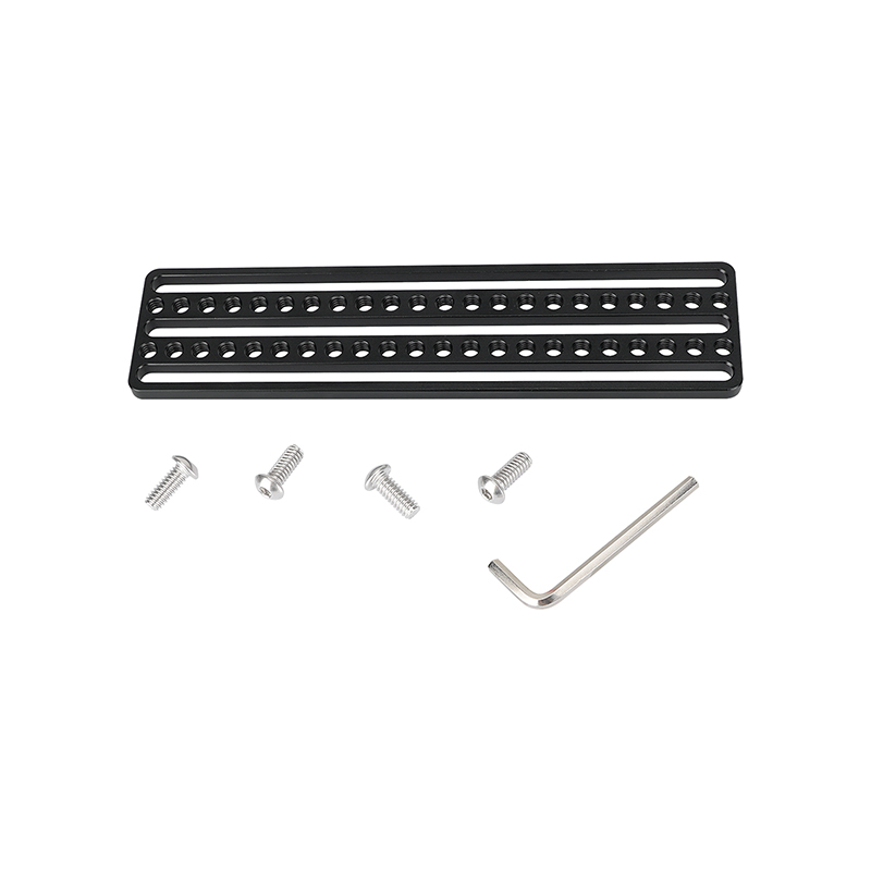 CAMVATE Extended Cheese Plate Mounting Extension Light Weight With 1/4"-20 Thread Holes For Photographic Accessories
