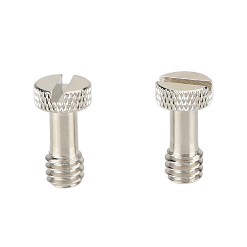 CAMVATE Standard 1/4"-20 Slotted Screw 17mm Long (2 Pieces)