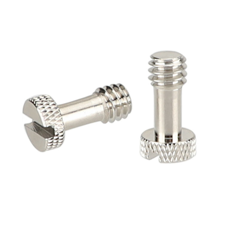 CAMVATE Standard 1/4"-20 Slotted Screw 17mm Long (2 Pieces)