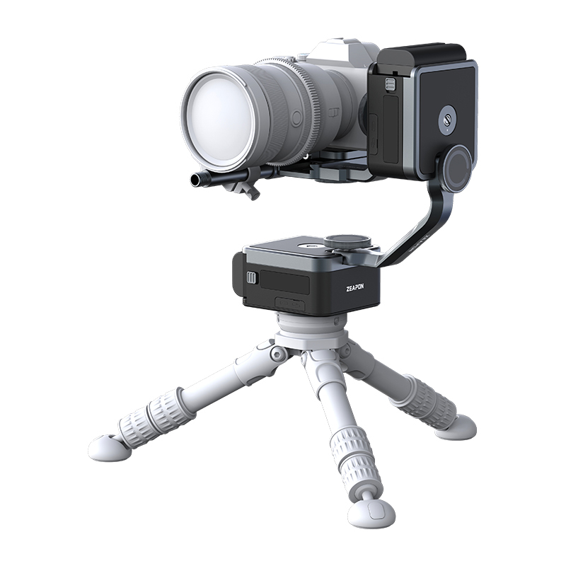 CAMVATE Zeapon PONS PT Motorized Pan Head 360 Degree Panoramic Shooting 50 KG Horizontal Load Fully Hidden 1/4" 3/8" Screw Cap 2-axis Gimbal Stabilize