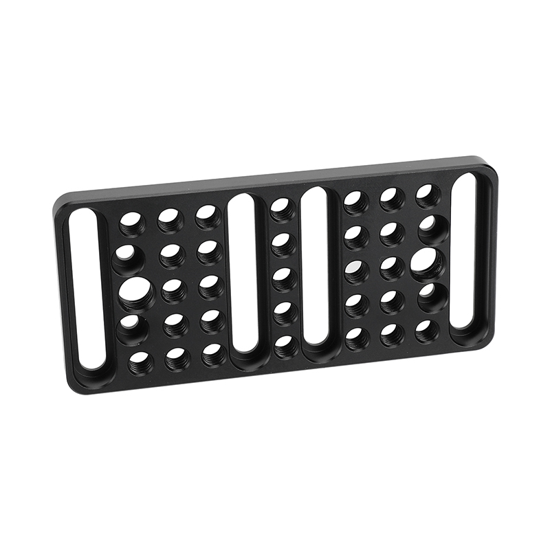 CAMVATE Versatile Cheese Plate Mounting Extension Platform With Multiple 1/4" & 3/8" Thread Holes For DLSR Camera Cage Kit