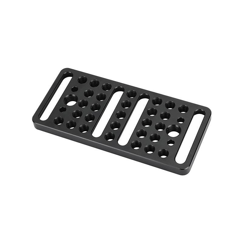 CAMVATE Versatile Cheese Plate Mounting Extension Platform With Multiple 1/4" & 3/8" Thread Holes For DLSR Camera Cage Kit