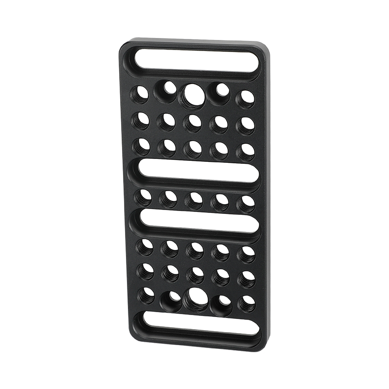 CAMVATE Versatile Cheese Plate Mounting Extension Platform With Multiple 1/4" & 3/8" Thread Holes For DLSR Camera Cage Kit