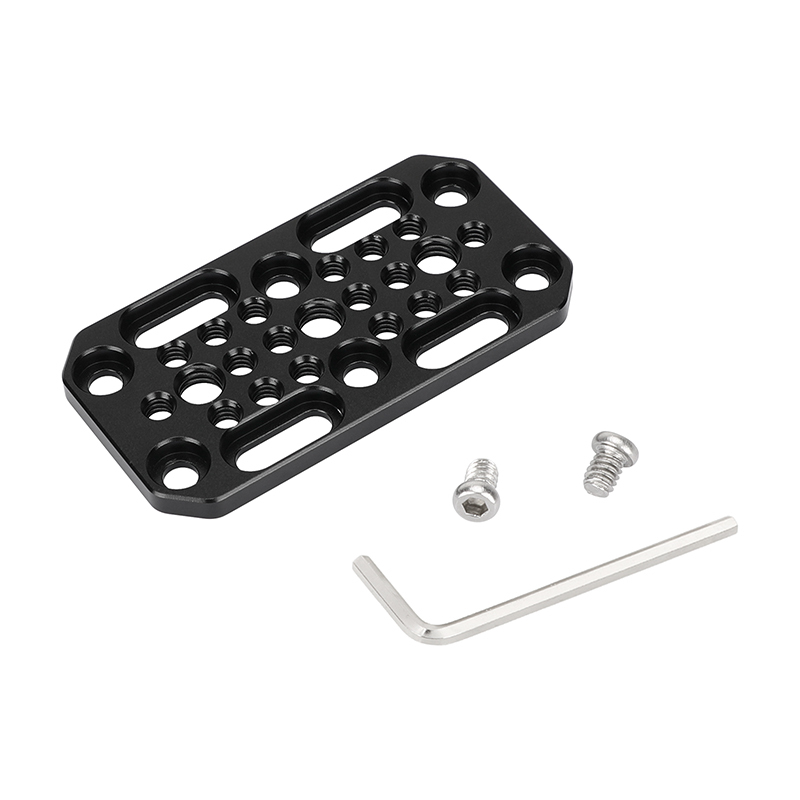 CAMVATE Multihole Cheese Plate Camera Mount Expansion Board With 1/4" & 3/8" Mounting Points & Grooves