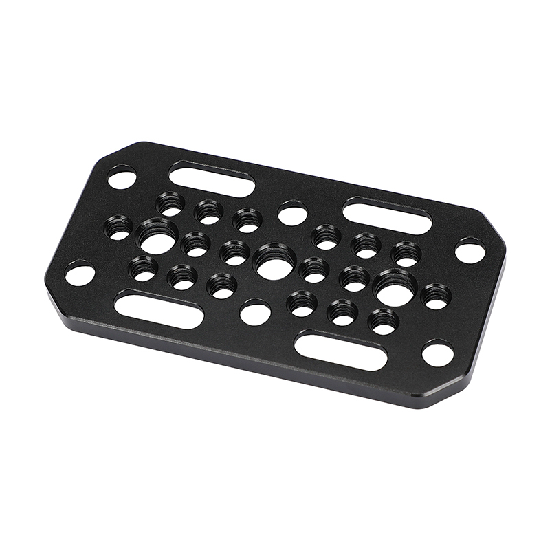 CAMVATE Multihole Cheese Plate Camera Mount Expansion Board With 1/4" & 3/8" Mounting Points & Grooves