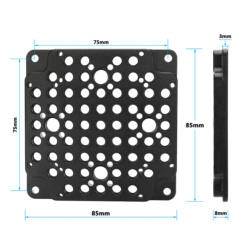 CAMVATE Camera Cheese Mounting Plate Multipurpose Compatible With Standard 75mm VESA Mount
