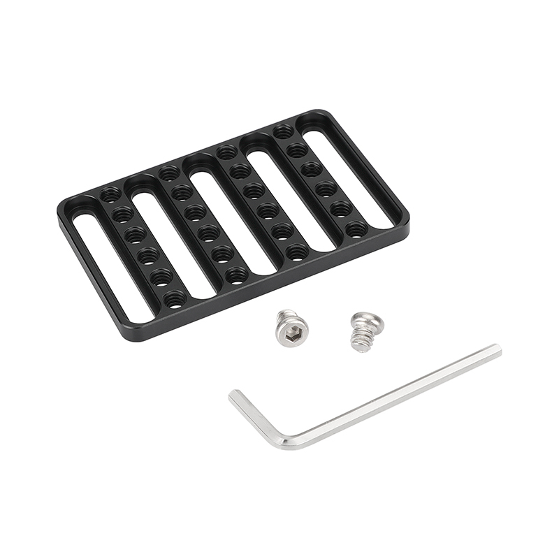 CAMVATE Universal Cheese Plate Camera Mounting Plate With 1/4"-20 Mounting Points For DSLR Camera cage DIY Configuration