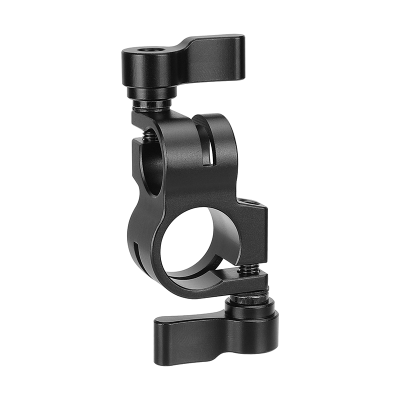 CAMVATE Standard 15mm To 19mm Rod Clamp Adapter Perpendicular Railblock For DSLR Camera Cage Rig