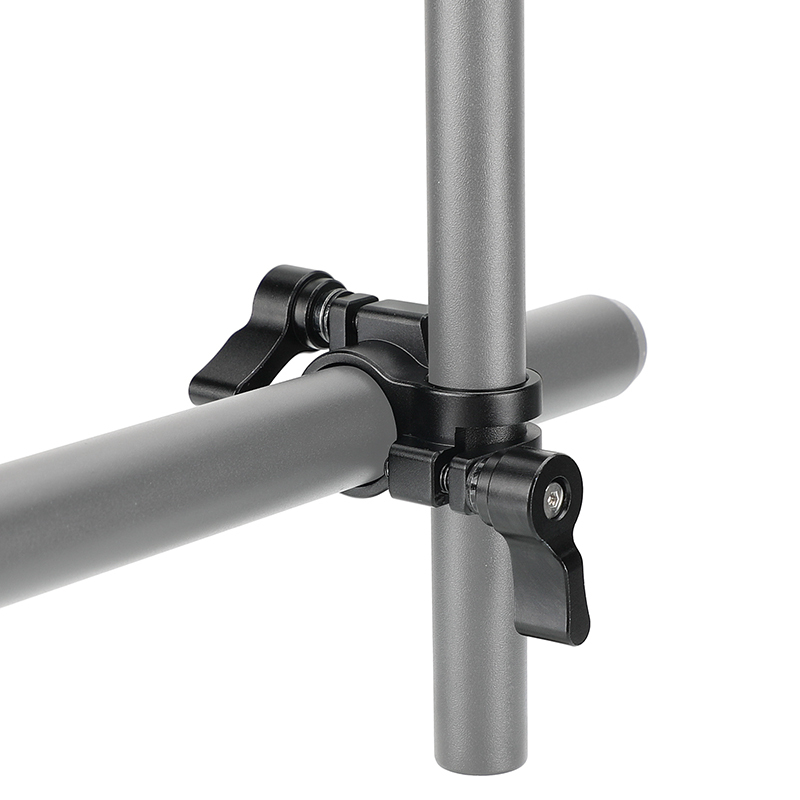 CAMVATE Standard 15mm To 19mm Rod Clamp Adapter Perpendicular Railblock For DSLR Camera Cage Rig
